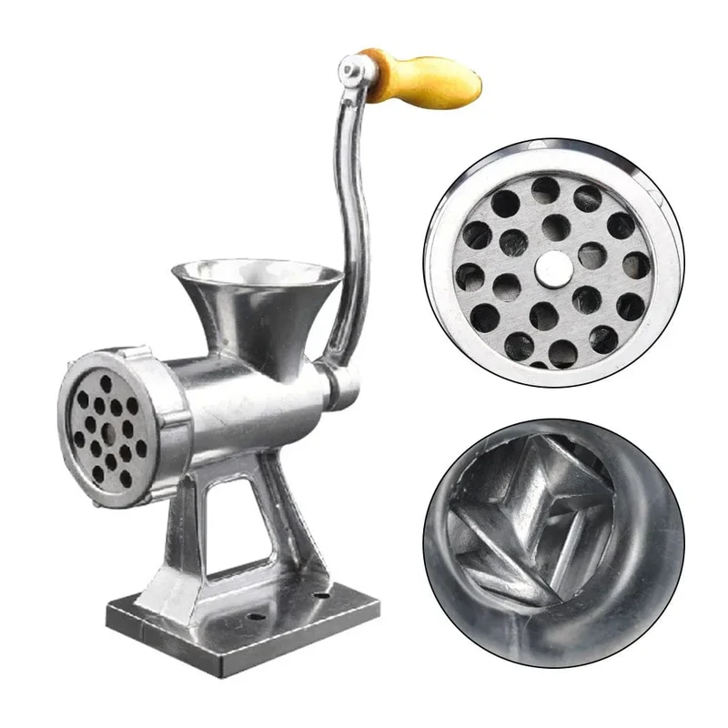 Hachoir à Viande Manuel Multifonction - Métal Robuste