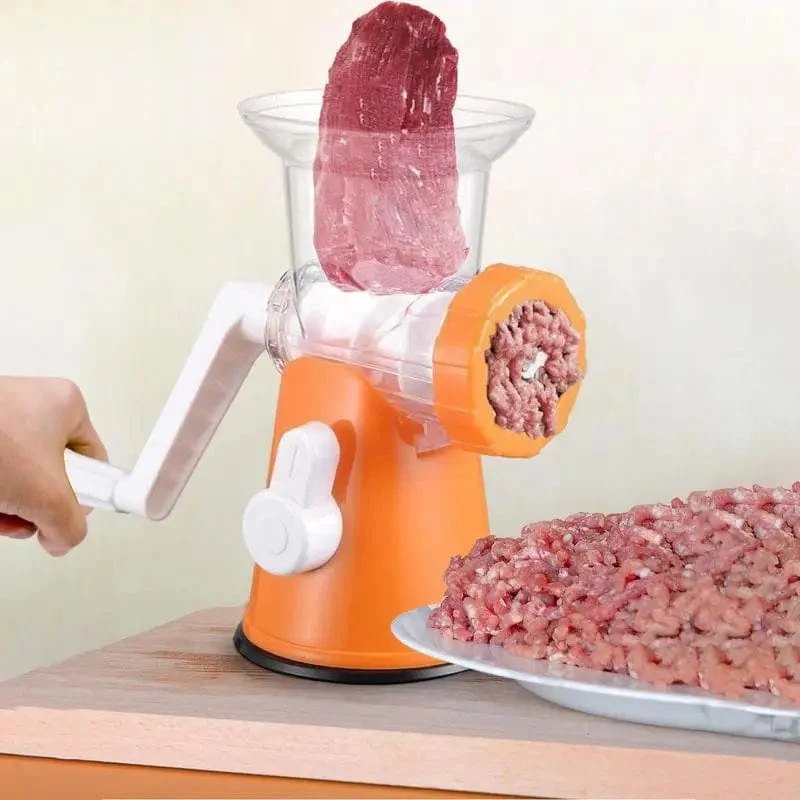 Hachoir à Viande Manuel Acier Inoxydable - Pressing Direct