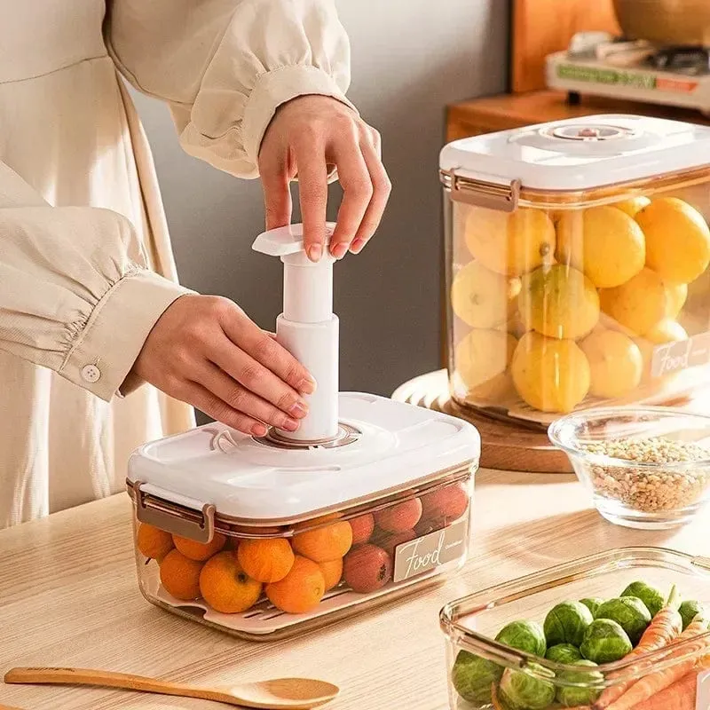 Boites hermétiques sous vide avec Pompe aspirante