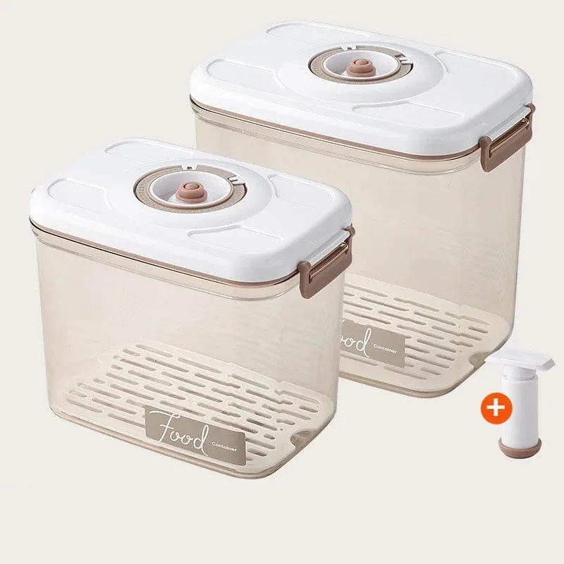 Boites hermétiques sous vide avec Pompe aspirante