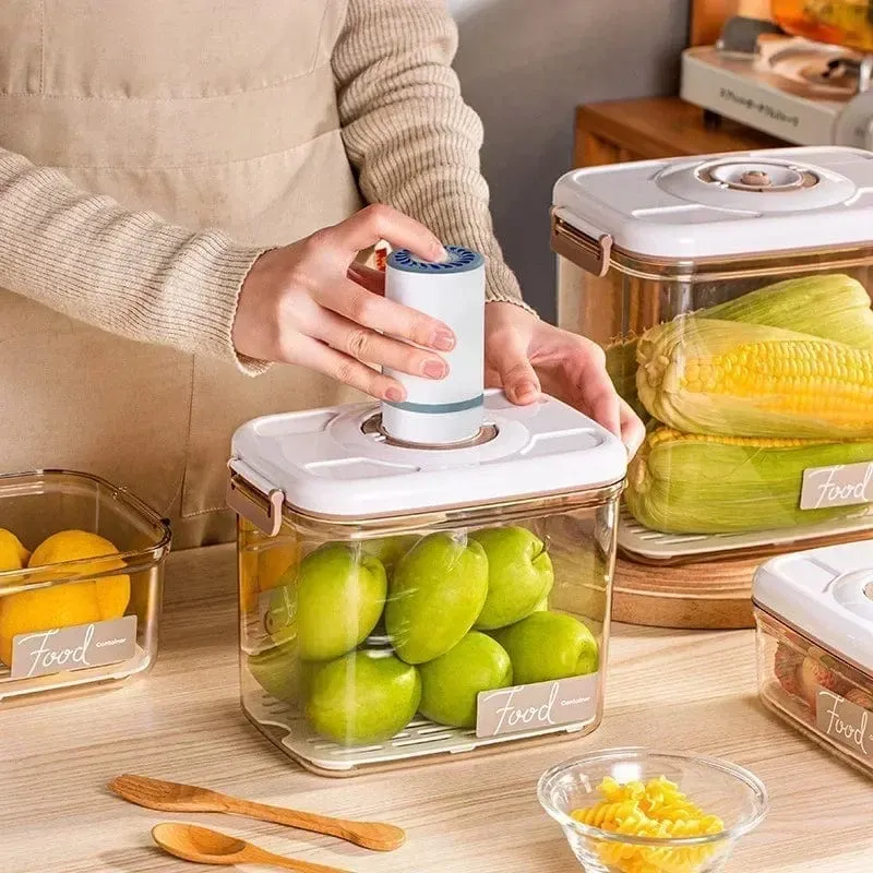 Boites hermétiques sous vide avec Pompe aspirante