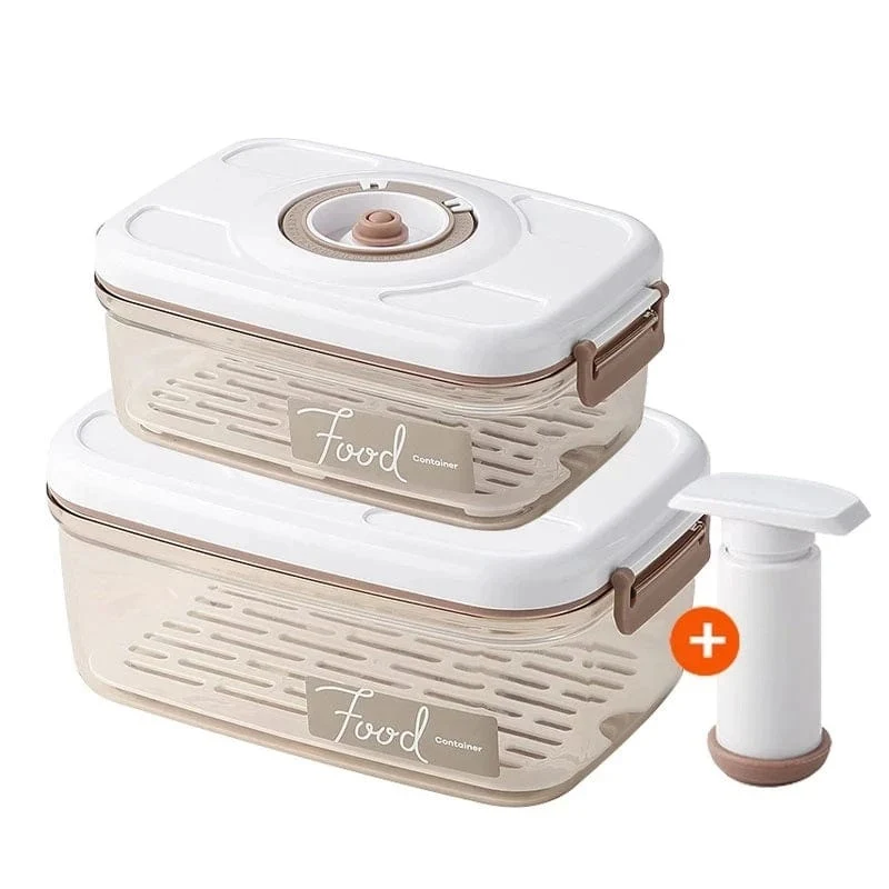 Boites hermétiques sous vide avec Pompe aspirante