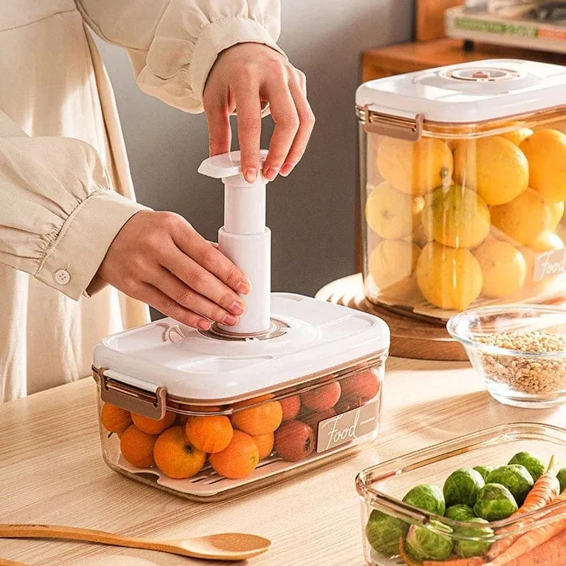 Boites hermétiques sous vide avec Pompe aspirante