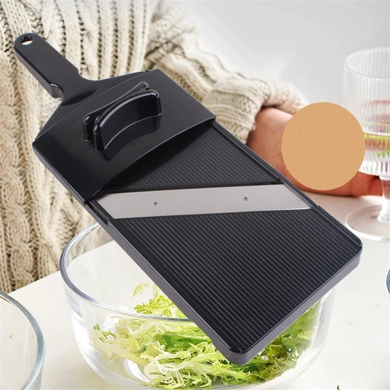 Mandoline Japonaise avec Manche et Protège-Main - Lame Inox