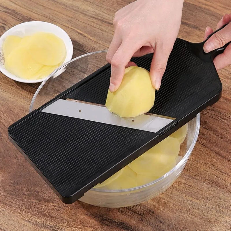 Mandoline Japonaise avec Manche et Protège-Main - Lame Inox