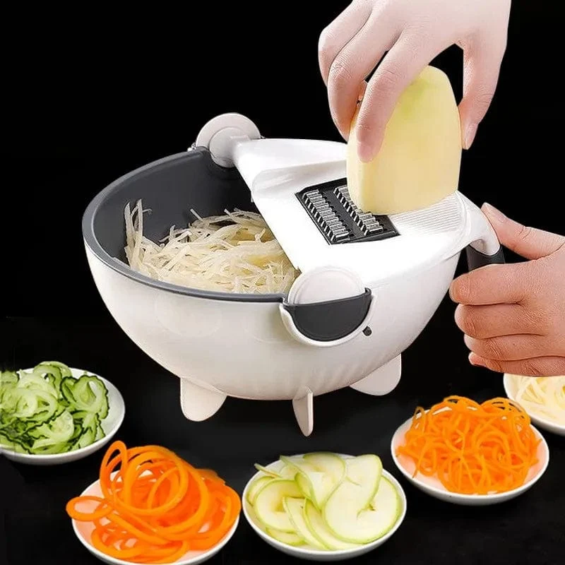 Coupe Légumes Rotatif Multifonction 9 en 1