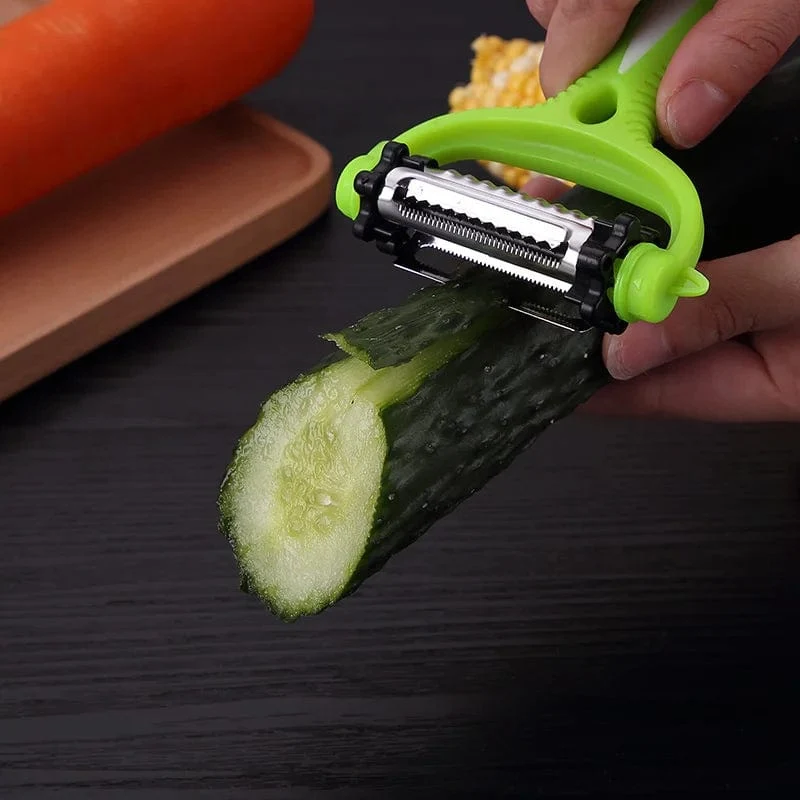 Râpe à Légumes Rotative 3 Lames en 1