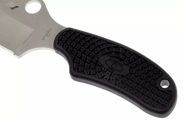 Couteau Spyderco ARK FB35PBK lame 5,5cm manche noir + étui polymère avec chaînette