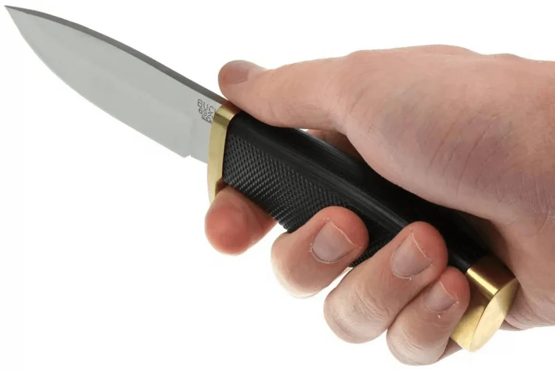 Couteau Buck 692 Vanguard 0692BKS lame 10,8cm manche caoutchou texturé + étui nylon