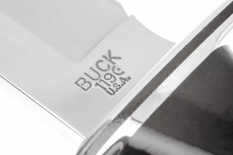 Couteau Buck 119 Special 0119BKS lame 15,2cm manche bi-matière avec étui en cuir