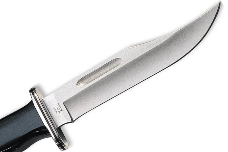 Couteau Buck 119 Special 0119BKS lame 15,2cm manche bi-matière avec étui en cuir