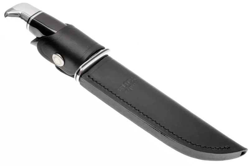 Couteau Buck 119 Special 0119BKS lame 15,2cm manche bi-matière avec étui en cuir