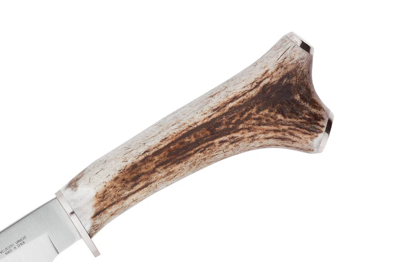 Couteau Muela Ranger 9251 lame 14cm manche en bois de cerf avec départ d'épois + étui en cuir