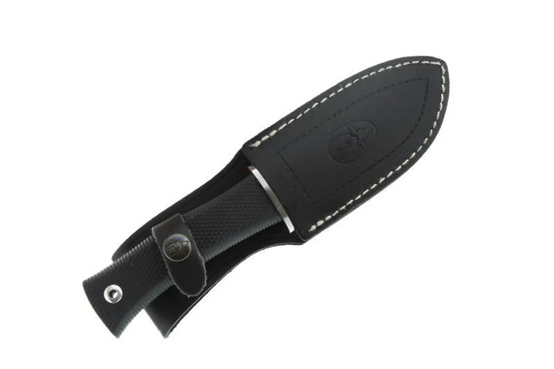 Couteau Muela Viper 11-S 9288 lame 11cm manche en gomme noir + étui en cuir