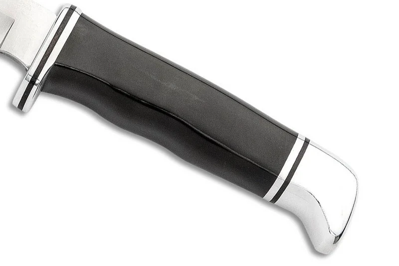 Couteau Buck 105 Pathfinder 0105BKS lame 12,7cm manche résine phénolique noir/alu + étui cuir