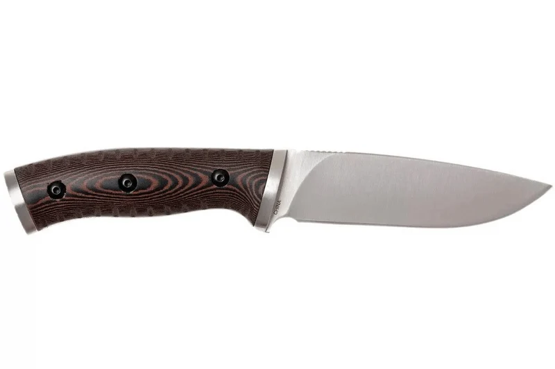 Couteau multifonction Buck 863 Selkirk 0863BRS lame 11,7cm manche micarta marron avec allume-feu et étui nylon