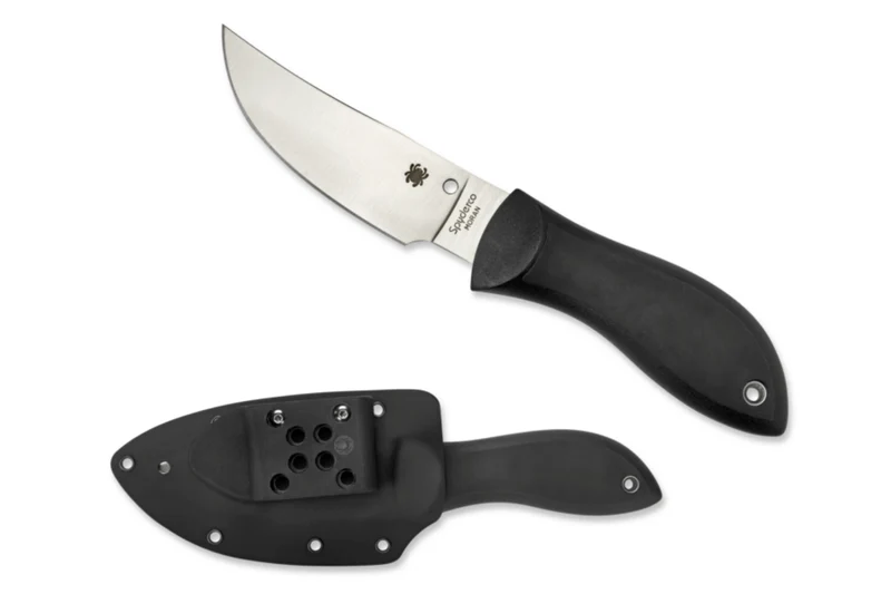 Couteau Spyderco Moran Upswept FB01 lame 10cm manche nylon et fibre de verre + étui Kydex