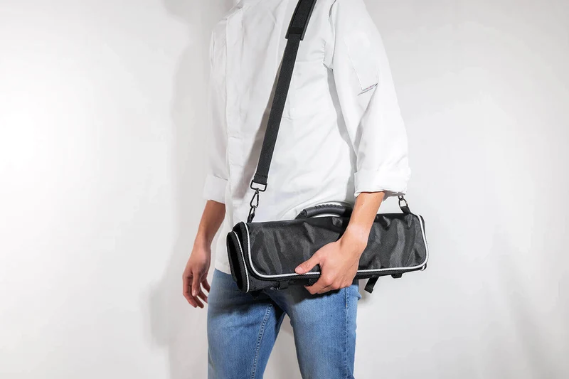 Trousse vide Fukito pour 9 couteaux et ustensiles + 2 poches de rangement