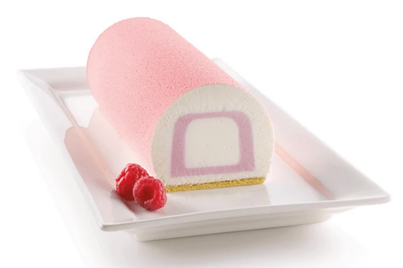 Moule Silikomart Inserto Buche & Cake double insert en silicone 3D