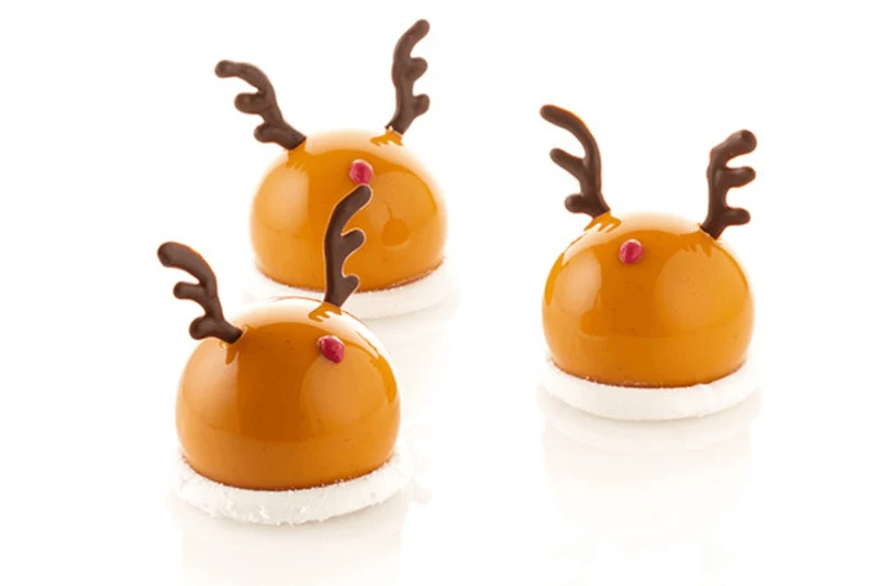 Moule silicone 3D Silikomart Dolce Tartufo 8 portions