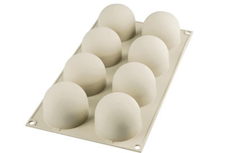 Moule silicone 3D Silikomart Dolce Tartufo 8 portions