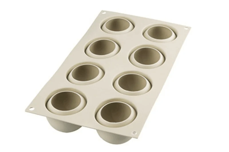 Moule silicone 3D Silikomart Dolce Tartufo 8 portions