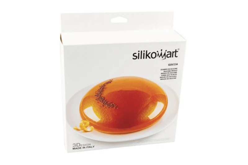 Moule silicone 3D Silikomart Goccia forme galet