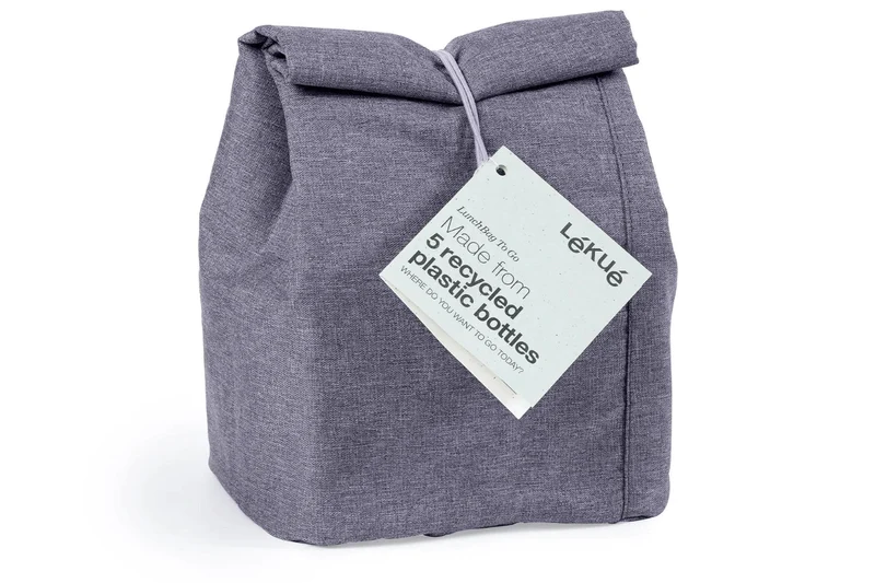 Lunchbag To Go Organic Lékué en matériaux recyclés 20x13cm