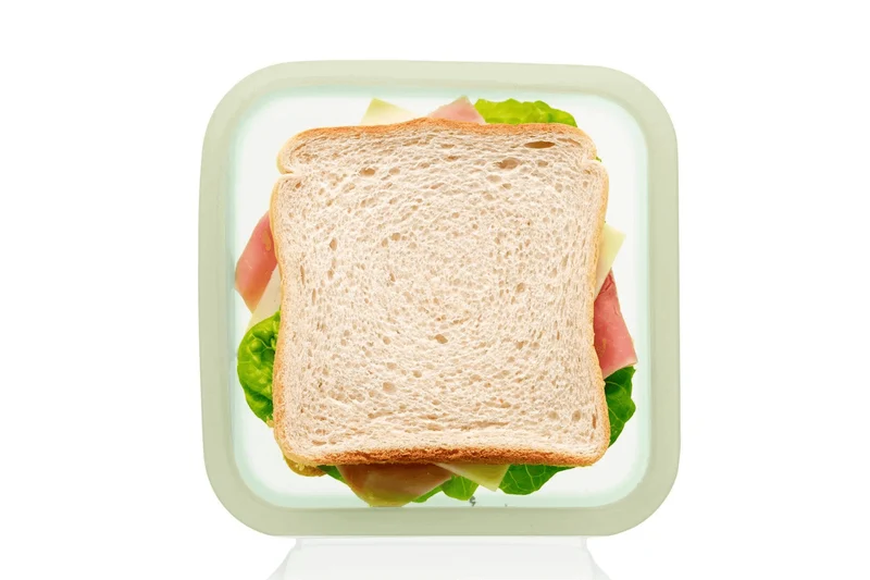 Étui à sandwich Lékué réutilisable en silicone avec couvercle