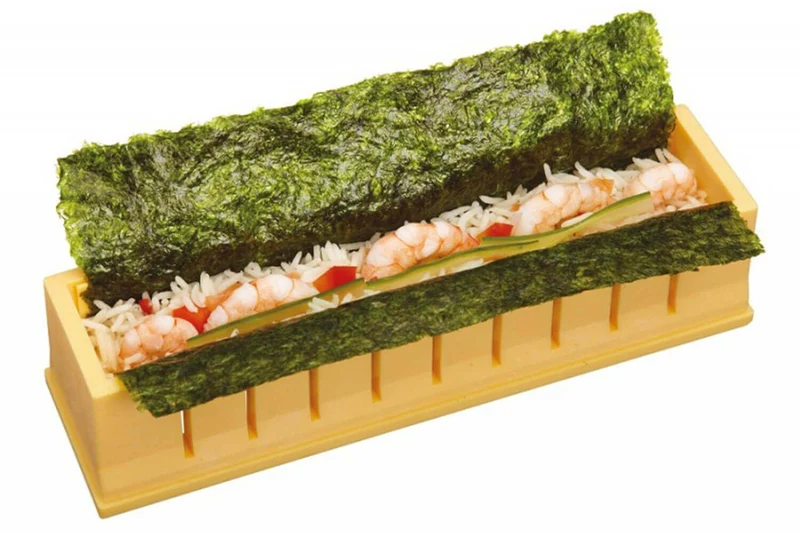 Machine à sushis KitchenCraft World of Flavors jaune