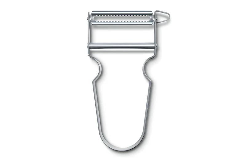 Éplucheur STAR Victorinox tout inox lame dentelée double tranchant