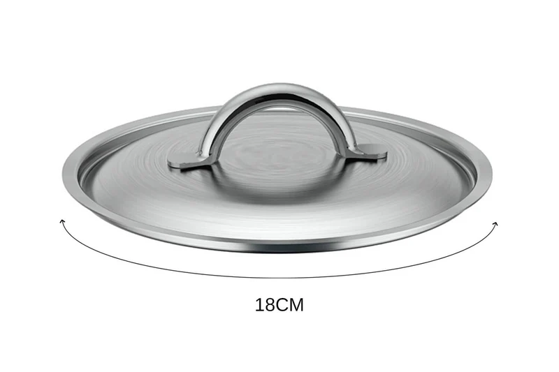 Couvercle De Buyer Prim'Appety en inox brossé avec poignée