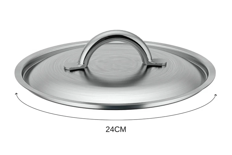 Couvercle De Buyer Prim'Appety en inox brossé avec poignée