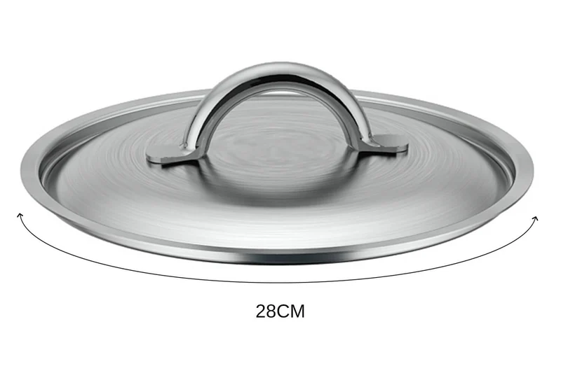 Couvercle De Buyer Prim'Appety en inox brossé avec poignée