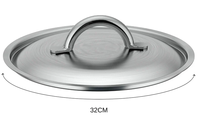 Couvercle De Buyer Prim'Appety en inox brossé avec poignée