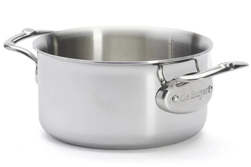 Faitout De Buyer Affinity en acier inoxydable 5 ply avec couvercle