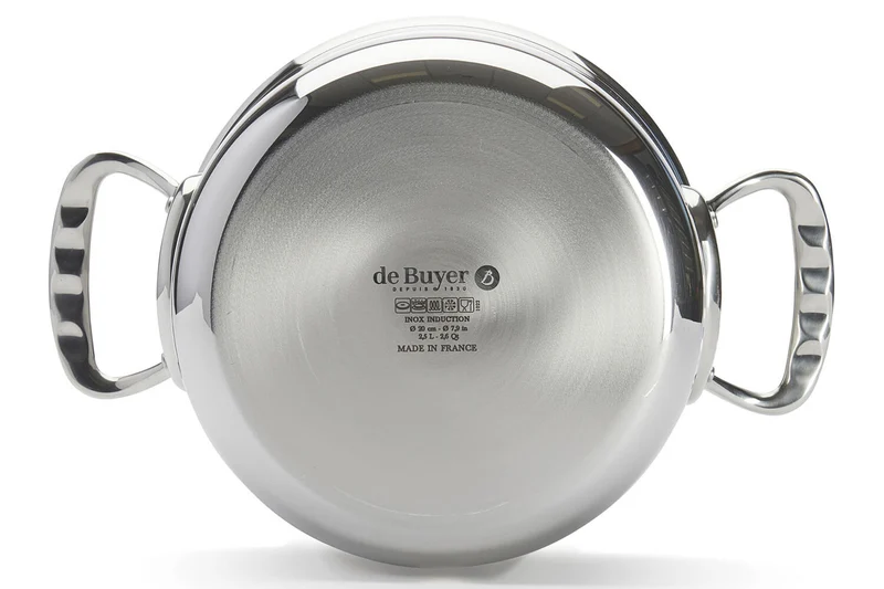 Faitout De Buyer Affinity en acier inoxydable 5 ply avec couvercle