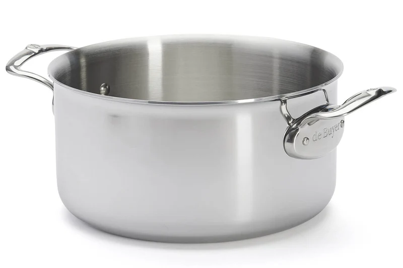 Faitout De Buyer Affinity en acier inoxydable 5 ply avec couvercle
