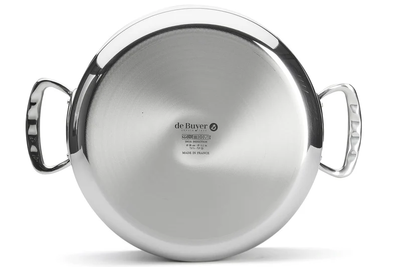 Faitout De Buyer Affinity en acier inoxydable 5 ply avec couvercle