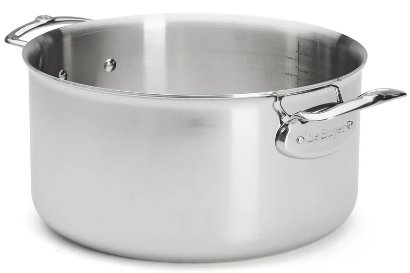 Faitout De Buyer Affinity en acier inoxydable 5 ply avec couvercle