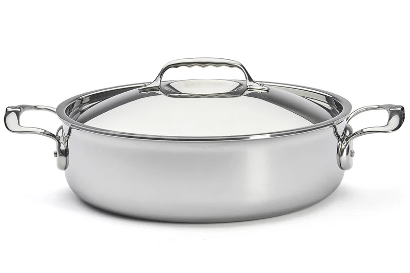 Sautoir De Buyer Affinity en acier inoxydable 5 ply avec couvercle