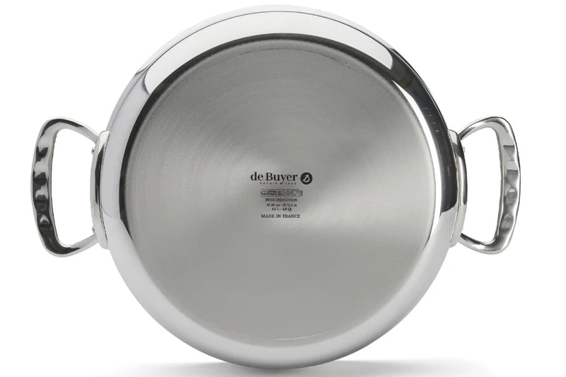 Sautoir De Buyer Affinity en acier inoxydable 5 ply avec couvercle