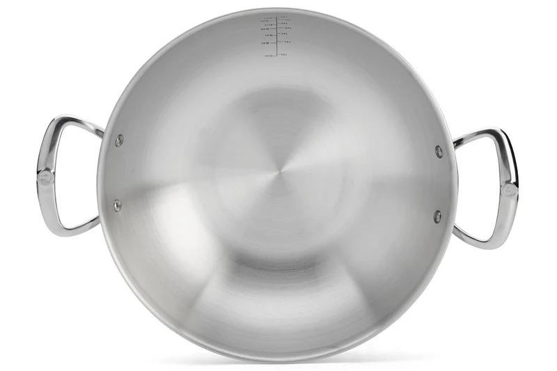 Wok De Buyer Affinity 32cm en acier inoxydable 5 ply