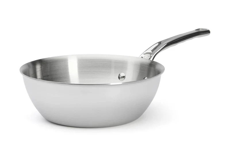 Sauteuse bombée De Buyer Affinity en acier inoxydable 5 ply