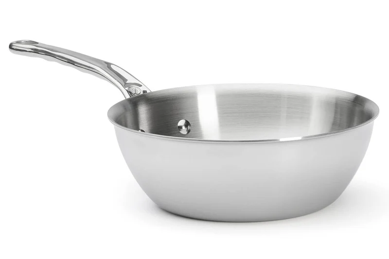 Sauteuse bombée De Buyer Affinity en acier inoxydable 5 ply