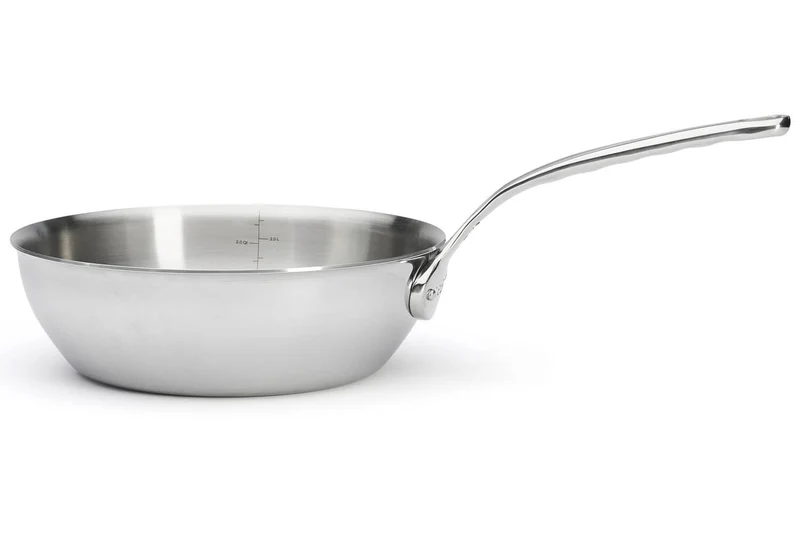 Sauteuse bombée De Buyer Affinity en acier inoxydable 5 ply