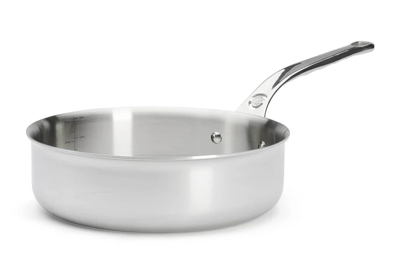 Sauteuse droite De Buyer Affinity en acier inoxydable 5 ply