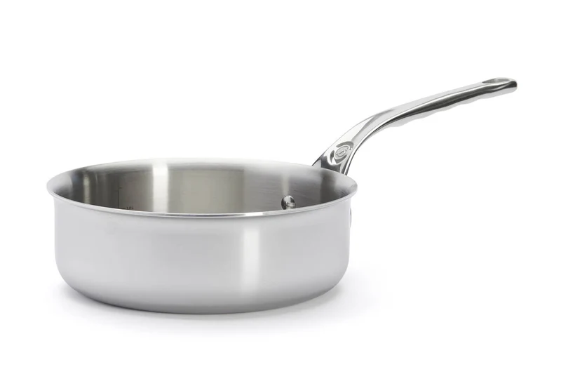 Sauteuse droite De Buyer Affinity en acier inoxydable 5 ply