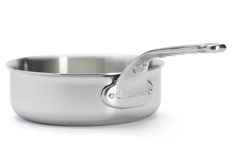 Sauteuse droite De Buyer Affinity en acier inoxydable 5 ply