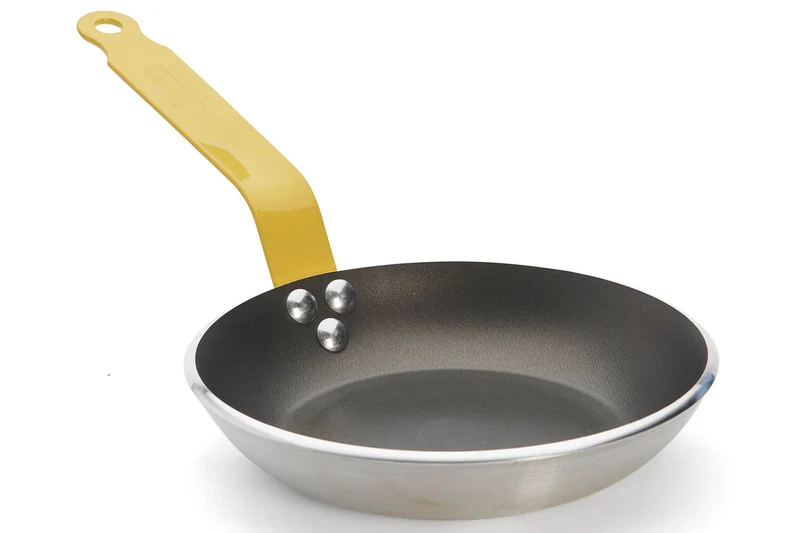 Poêle antiadhésive De Buyer Choc Classic HACCP jaune en aluminium